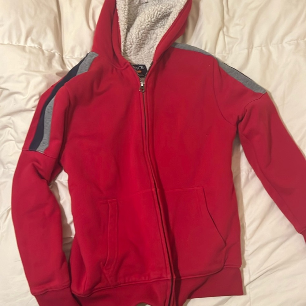 Red coat slightly used